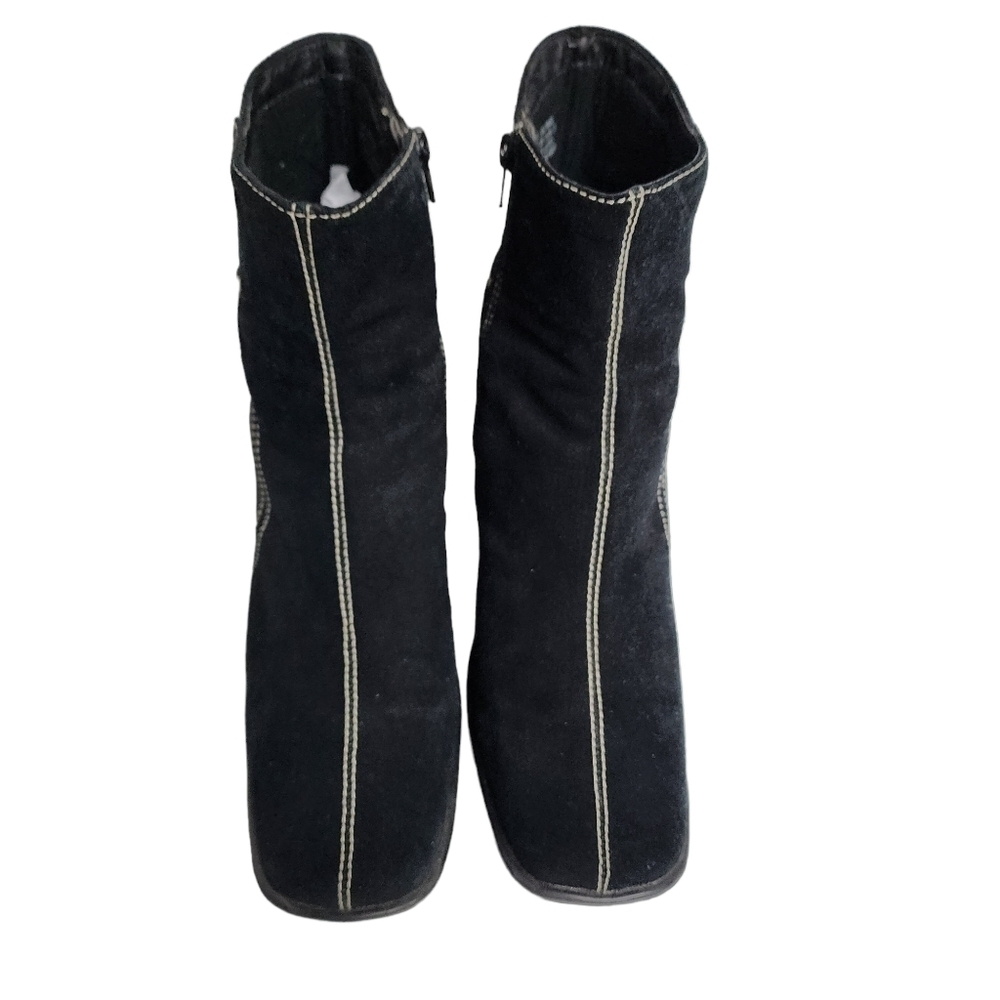 Clarks Side Zipper Block Heel Ankle Boot - image 4